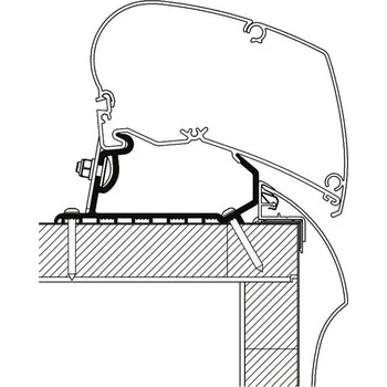 Markýza Adaptér pro markýzu Omnistor, Hobby Optima LED, Deluxe/Premium