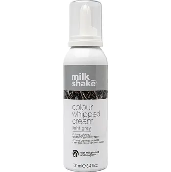 Stylingový přípravek Milk Shake Colour Whipped Cream Barevná bezoplachová vyživující pěna 100 ml - LIGHT GREY