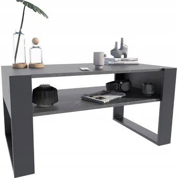 Konferenční stolek Konferenční stolek Matkam obdélníkový 100 x 53,6 x 50 cm šedý