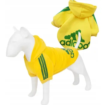 Obleček pro psa Tepláková mikina pro psa Adidog Žlutá XS