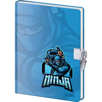 Blok Památník 13x18 cm se zámkem - Ninja