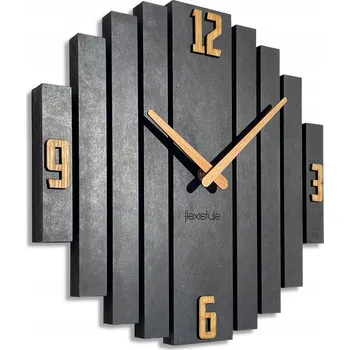 Hodiny Nástěnné hodiny FLEXISTYLE černé 30 cm
