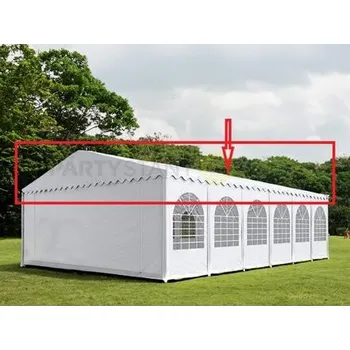 Zahradní stavba PVC Střešní plachta 6x12m barva Bílá