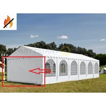 Zahradní altán Bočnice 4x2,6m PVC Max+ barva Bílá