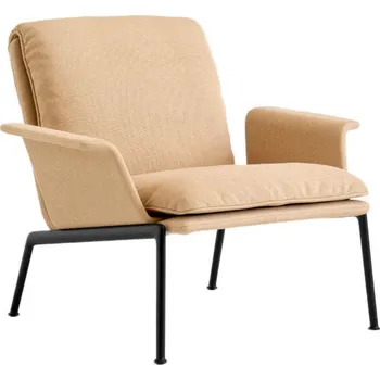 Křeslo &Tradition Křeslo Muno LN19 w. Arms, Clay 7/black