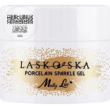 Lak na nehty STAVEBNÍ GEL NA PRODLUŽOVÁNÍ PINK S DROBNÝMI ČÁSTEČKAMI 50 G