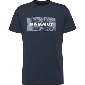 Pánské tričko Mammut Mammut Trovat T-Shirt Men Logo Barva - Velikost: Modrá tmavá - 3XL