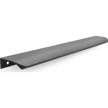 Nábytkové kování Nábytková úchytka hranová, eloxovaný černý mat ATM UM-486 L-320/350mm + vruty