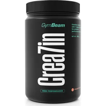 Fitness strava Crea7in 600 g - GymBeam - Ledový čaj - Broskev