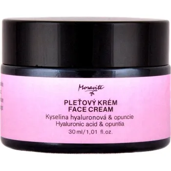 Pleťový krém Moravité hydratační krém s kyselinou hyaluronovou a opuncií 30 ml