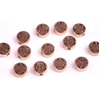 Korálek Korálek ocel rose gold č.60