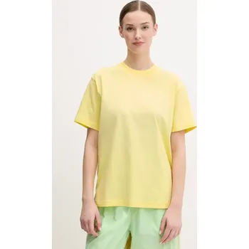 Bavlněné tričko New Balance WT41501PRC žlutá 10X, vel. L