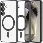 Techsuit Luxury Crystal MagSafe, Samsung Galaxy S25, černý