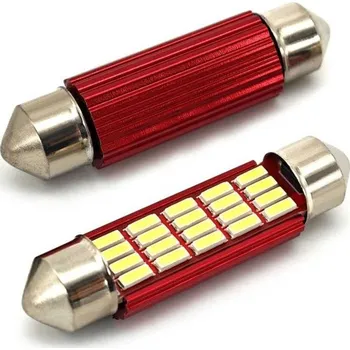 Autožárovka lED žárovka SV8.5 12V CANBUS 41mm motoLEDy 1199