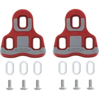 Pedál na kolo TK 91 silniční kufry Look červené vůle 6 stupňů