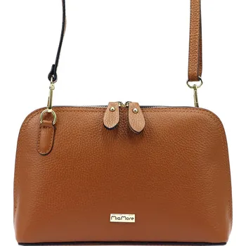 Kabelka Kožená kabelka MiaMore hnědá KZ2249442
