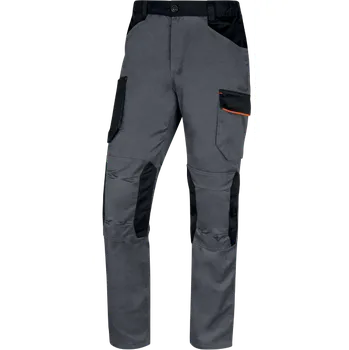 montérky Stretchové pracovní kalhoty Delta Plus Mach2 M2PA3STR Barva: Šedá/Oranžová, Velikost: 2XL