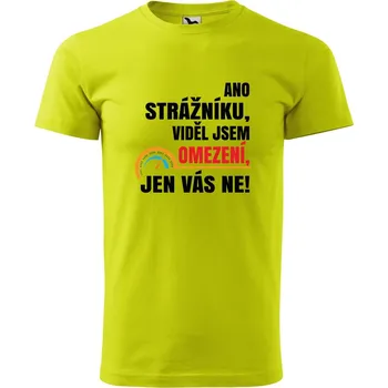 Pánské oblečení Pánské tričko s potiskem Omezení Velikost: M, Barva trička: Limetková