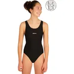 Dívčí plavky jednodílné LITEX sportovní černé Velikost: 146