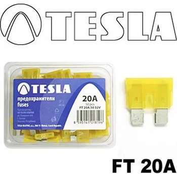 Autoelektrika TESLA sada pojistek ATO 20A, 50ks