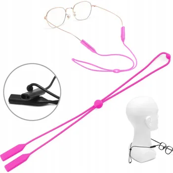Příslušenství pro čtečku elektronické knihy Silikonový pásek Gumička na brýle šňůrka s regulací - Růžová