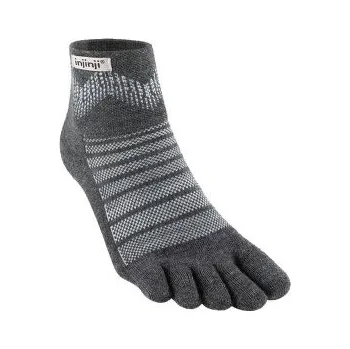 Pánské ponožky Injinji Outdoor Midweight Mini-Crew Wool SLATE šedá L