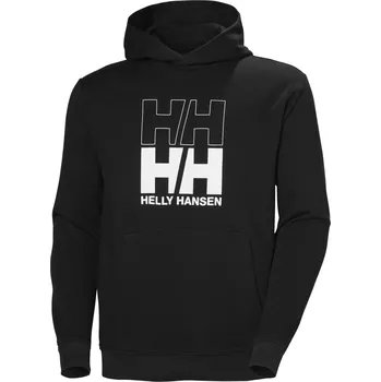 Pánská mikina Pánská mikina Helly Hansen Core Graphic Sweat Hoodie Velikost: L / Barva: černá