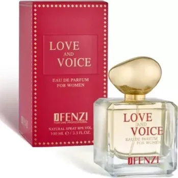 Unisex parfém JFENZI edp 100ml Dámský parfém LOVE AND VOICE (Dámská parfémovaná voda)