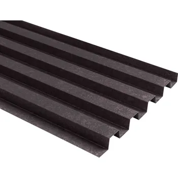 Střešní krytina Blachotrapez Fasádní lamela Pladur Wrinkle MAT 355 x 3000 x 0,5 mm RAL 7016 antracitová šedá 1 ks