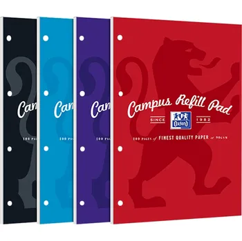 Sešit Oxford, Blok Campus, A4, 50 listů, linkovaný, A4, linkovaný, mix barev