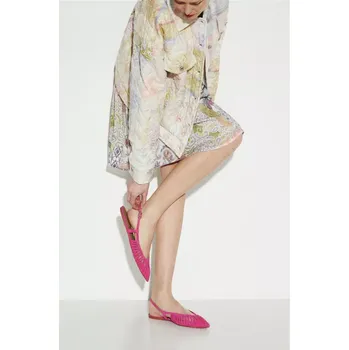 Dámské baleríny Semišové baleríny Medicine růžová barva, s odkrytou patou RS25.OBD507 42X, EUR 38