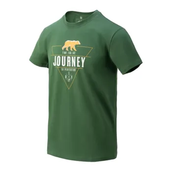 Pánské oblečení Tričko Journey to Perfection, Helikon, Monstera Green, S