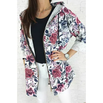 Dámský kabát Novi fashion Dámská mikina 3969BL.R