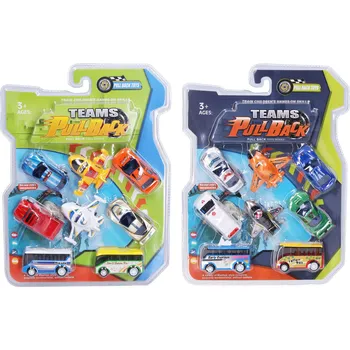 autíčko Wiky Vehicles Dopravní prostředky 8 ks 7 cm assort