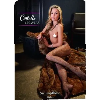 Dámské erotické prádlo Orion Cottelli Collection síťované punčochy vel. S-L