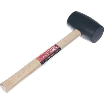 Kladivo E-VALUE gumová palička s dřevěnou rukojetí - 1P