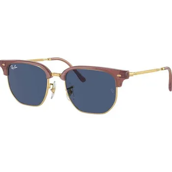 Sluneční brýle Dětské sluneční brýle Ray-Ban JUNIOR NEW CLUBMASTER fialová barva, 0RJ9116S 94X, vel. 47