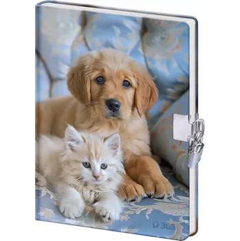 Blok Památník 13x18 cm se zámkem - Friends