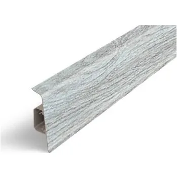 Salag AC AP28/1 soklová lišta SG75, PVC Pinie šedá, v: 75 mm, š: 24,5 mm, d: 2,2 m