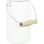 Smaltovaná nádoba na mléko Emils Off White 2 l