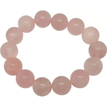 Náramek Exkluzivní růženínový náramek z kuliček 14 mm