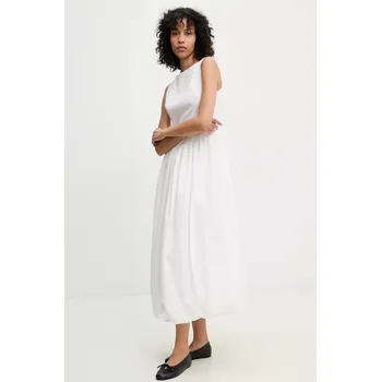 Dámské šaty Šaty Answear.LAB bílá barva, maxi MA1007.hms 00X, vel. L