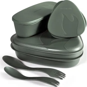 Kempingové nádobí Sada nádobí Light My Fire LunchKit 2.0 Barva: zelená
