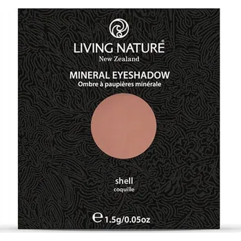 Oční stíny Oční stín Shell pudrová růžová saténový Living Nature