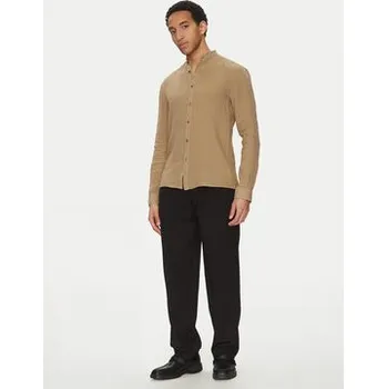 Pánská košile HUGO Košile Elvory 50490740 Béžová Slim Fit XL