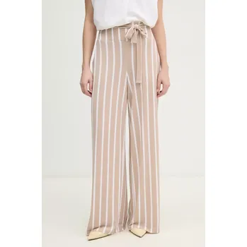 Dámské kalhoty Kalhoty Joseph Ribkoff dámské, béžová barva, jednoduché, high waist, 241135S25 80X, vel. 44