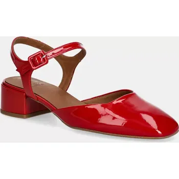 Dámské lodičky Kožené lodičky Billi Bi A8064.Red červená 33X, EUR 39