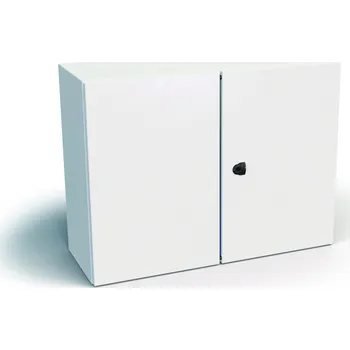 Racková skříň WME-160803-B Dvoudveřový rozvaděč inTeg, v. 600mm, š. 800mm, h. 300mm, IP55, šedý