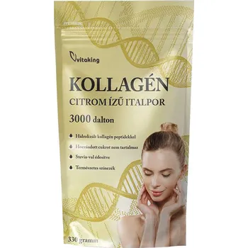 Kloubní výživa Vitaking Hydrolysed Beef Collagen (330 g, Citron)