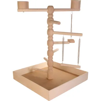 Hračka pro ptáka Trixie Hřiště pro papoušky 5658 přírodní dřevo 41 x 55 x 41 cm